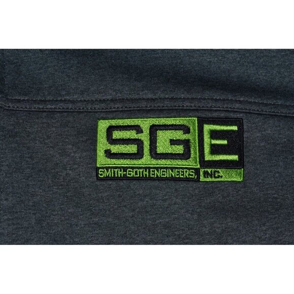 The North Face Windwall Men's Jacket Size M Soft Shell Fleece Gray Co Embroidery - Picture 3 of 16